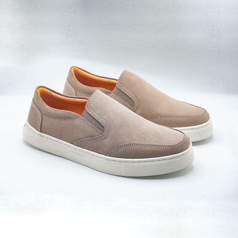 Monaco Ease Suede Leather Sneaker | Gray | MZS-1G